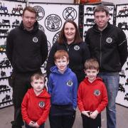 Gerard Meehan, (back right), pictured with wife Una and sons Ollie, Finn and Daire. Also included is Aidan Meehan.