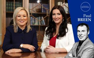 First Minister Michelle O'Neill, and Deputy First Minister Emma Little-Pengelly. Photo: PA Wire.