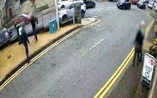 CCTV image of the incident
