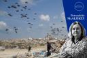 Humanitarian aid is airdropped over Gaza City, Gaza Strip to Palestinians on March 25. Image: AP Photo. Image: AP Photo.