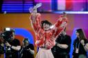 Nemo wins the final of the 68th edition of the Eurovision Song Contest (Jessica Gow/TT News Agency via AP)