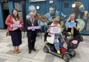 Kathy Owens (Public Health Agency); Councillor Barry McElduff (Chair of Fermanagh and Omagh District Council); Eileen Drumm (FODC Access Advisory Group Member); and Anna Hazzard (Enniskillen Macular Society Support Group).