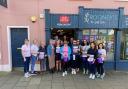 A team of collectors in Belleek collecting on behalf of Fermanagh Women's Aid.