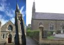 Holy Cross Church, Lisnaskea, and St Mary's Church, Maguiresbridge.