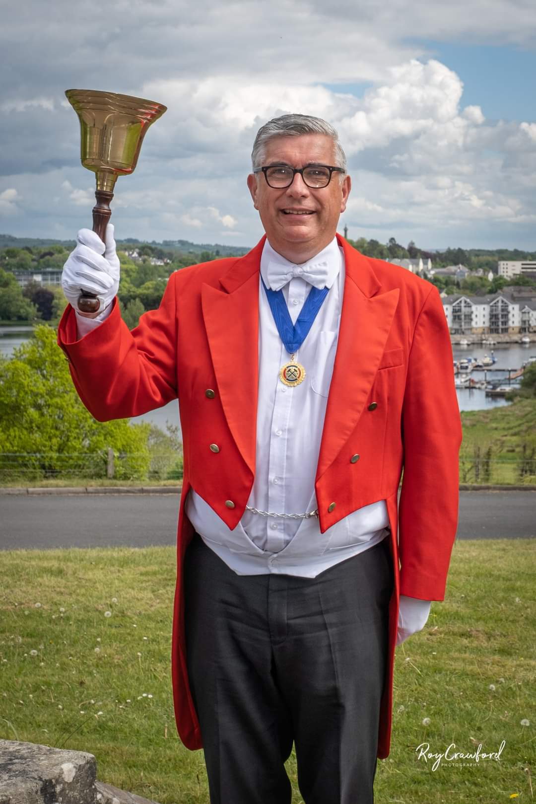 Toastmaster Gary Wilson who will making the Queens Platinum Jubilee Proclaimation.
