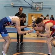 Darragh Love (right) in action at the British Junior Championships