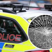 Rear window of EA vehicle smashed whilst parked in school grounds. Stock image: Pixabay.