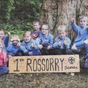 Rossory Scouts are celebrating their 50th anniversary this year and recently held a great day for all. It's thumbs up from these young Scouts (back) Toby Newman, Ethan Smith, Alex Magee and Jack Miller, with (front) Jessica Sorenson, George Miller,
