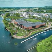 Architect's render of the proposed Fermanagh Lakeland Forum redevelopment.