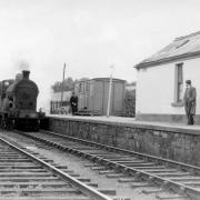 Archive photo of Ballinamallard Railway Station.