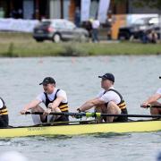 The Portora gold medal winning Coxed Four: Colm McCreesh, Barry King, Shane McGovern, Keith Nixon and Rory Farragher.
