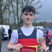Cillian Donaghy won the J15 single scull event.