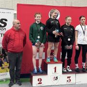 Naoise McManus (left) picked up a silver medal in France.