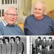 Peter Watson and Paddy McDermott who started playing music together 66 years ago as part of Ireland's showband era.
