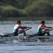 Ross Corrigan and Nathan Timoney in action at World Cup One in Varese, Italy.