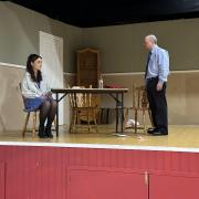 Una (Laura McNulty) and Ray (Christian Carbin) in a  scene from Blackbird.