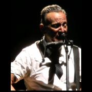 Bruce Springsteen performing in Belfast.