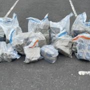 The PSN I released a photo of the drugs seized.