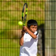 Ace Milan Rodriguez in the under 12 boys final.