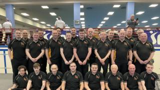 The Western Men’s team that won the Inter-Zone Shield title at Shaw’s Bridge, Belfast on Saturday.
