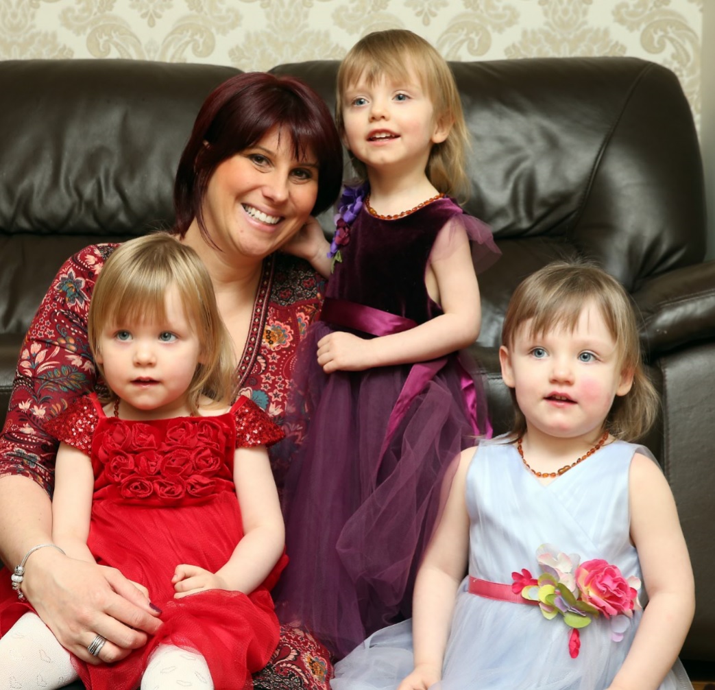 Triplets, Enniskillen: Photo Gallery: Lorraine Fulton on what it's like to be mum of triplets - Impartial Reporter