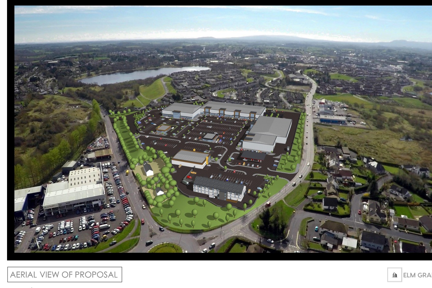 Major Enniskillen retail park development secures approval with casting vote