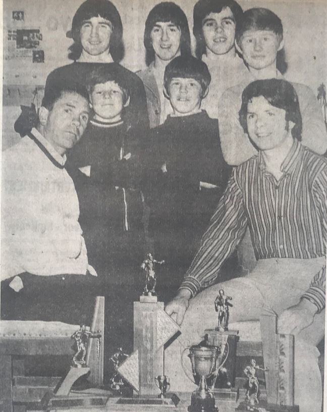 Fermanagh in 1971: Boxer proudly displays trophies
