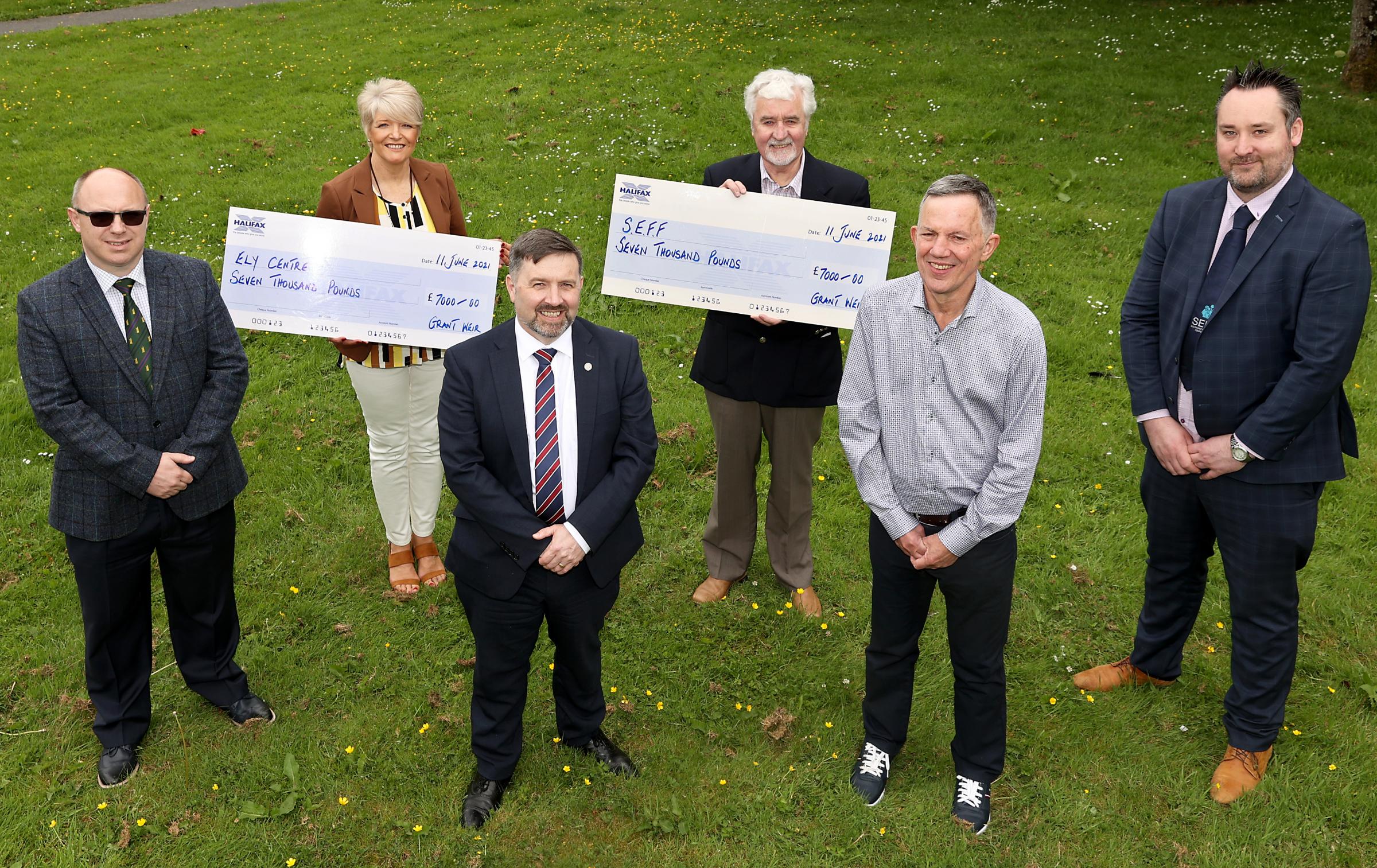 Health Minster pays tribute to Grant as he raises £14,000 for local charities