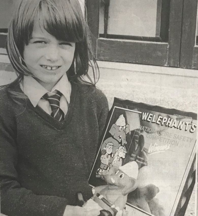 Fermanagh in 1991: Seven-year-old celebrity for her art