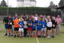 Some of the participants with the sponsor Innes Redmond