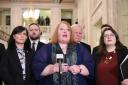 Justice Minister Naomi Long has promised to bring forward legislation to protect victims of stalking. Photo: Michael Cooper/PA Wire