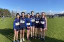 The Mount Lourdes Mini Girls Ulster Cross-Country Champions