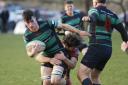 Calum Smyton in action against Armagh 2ndXV during their last encounter in November