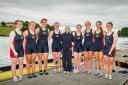 The ERBC Girls 1st Eight who will contest the Prince Philip Challenge Trophy at Henley Royal Regatta.