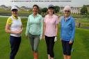 Ladies Captain's Day outing at Lough Erne Resort are (from left) Carmel Stephenson, Leeanne Whaley, Julie Blair and Maire Newman.