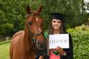 Lisa McFarland (Omagh) enjoying her CAFRE graduation before she jets off to sunny Australia in August to start her Coolmore Internship!