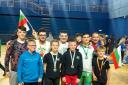 Some of the Erne Wrestling Club squad that competed at the Irish Championships in Dublin..