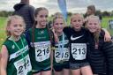 The U12 Ulster silver medal winning team: Meadh Donnelly, Orlaith Lunny, Kate Kelly, Kasey Gallagher and Lucy Gallagher.