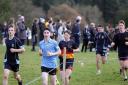 Action fro the Fermanagh Schools' Cross Country Championships at Necarne.