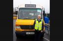 Bus driver Herbie Downey has retired from the EA after 40 years of service.