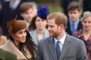 Prince Harry and Meghan Markle arriving to attend the Christmas Day morning church service at St Mary Magdalene Church in Sandringham, Norfolk in 2017. Harry and Meghan's Netflix documentary features footage and images of the couple that morning