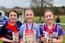 Amelia Davis (Fivemiletown Primary School), Kate Kelly (St Mary’s, Mullymesker) and Darcie Clarke (St Mary’s, Strabane).