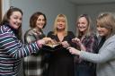 Jolene Cox, Yummy Mummy cook centre, with Karen McElroy, Sinead Mohan, Nicola McCaffrey and Ciara Reilly.