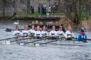 Portora Boat Club ladies in action in the Masters' Catgeory.