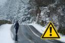 County Fermanagh residents warned over snow weather alert on Friday (PA/Canva)