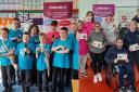 Participants from Jones Memorial Primary School and Willowbridge School who took part in the Mencap NI Youth Team Five Project.
