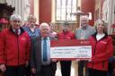St. Macartin's Cathedral Bowling Club recently presented a cheque for £100 to Air Ambulance NI (NI) to help support the charity in its vital lifesaving work.