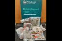 Some of the drugs seized by the PSNI in Fermanagh over the weekend.