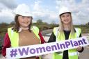 Fermanagh woman Laura McDermott with Rachel McKeeman, Director of Industry Training and Support, CITB NI.