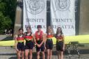 WJ14 4X+ Natalie Turner, Isabella Wright, Cillian Donaghy (cox) Darcy Balfour and Chloe Simmons.